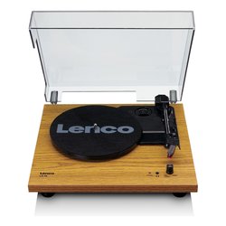 Piatto audio Giradischi Lenco LS-10 velocità 33 rpm, 45 rpm di colore Nero