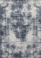 Carpet Decor Magic Home Interno Tappeto Rettangolo Cotone, Poliestere Grigio [ANTIQUE INK 160X230]