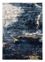 Carpet Decor Handmade Interno Tappeto Rettangolo Viscosa Multicolore [ESCAPE BLUE 160X230]