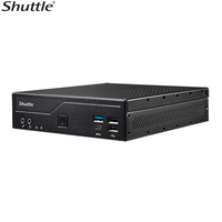 PC/Workstation Shuttle DH610S PC/stazione di lavoro Slim PC DDR4-SDRAM HDD+SSD Mini Nero [PIB-DH610S001] SENZA SISTEMA OPERATIVO