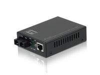 LevelOne GVT-2001 convertitore multimediale di rete 1000 Mbit/s 850 nm Modalità multipla Nero [GVT-2001]