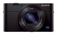 Sony Cyber-shot RX100 III Fotocamera Digitale Compatta, Sensore da 1.0'', Ottica 24-70 mm F1.8-2.8 Zeiss, Schermo LCD Regolabile [DSCRX100M3]