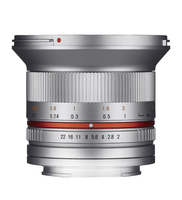 Samyang 12mm F2.0 NCS CS SLR Obiettivo ampio Argento [21575]