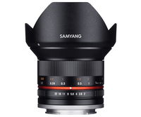 Samyang 12mm F2.0 NCS CS SLR Obiettivo ampio Nero [21578]