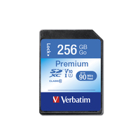 Verbatim Premium memoria flash 256 GB SDXC Classe 10 UHS-I [44026]