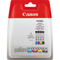 Cartuccia inchiostro Canon Confezione multipla di cartucce d'inchiostro CLI-571 BK/C/M/Y [CLI-571]
