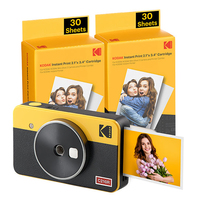 Fotocamera a stampa istantanea Kodak Mini Shot 2 Retro 53,3 x 86,3 mm CMOS Giallo [C210RY60]