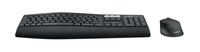 Logitech MK850 Performance Wireless Keyboard and Mouse Combo tastiera USB QWERTZ Tedesco Nero [920-008221]