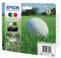 Cartuccia inchiostro Epson Golf ball Multipack 4-colours 34XL DURABrite Ultra Ink [C13T34764020]