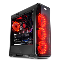 Case PC LC-Power Gaming 988B - Red Typhoon Midi Tower Nero [LC-988B-ON]