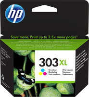 Cartuccia inchiostro stampante HP 303XL High Yield Tri-color Original Ciano/Magenta/Giallo T6N03AE#301- Series 303 [T6N03AE]