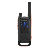 Motorola Talkabout T82 ricetrasmittente 16 canali 446 - 446.2 MHz Nero, Arancione [MOTO82]