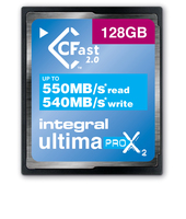 Memoria flash Integral 128GB ULTIMAPRO X2 CFAST 2.0 [INCFA128G-550/540]