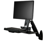 StarTech.com Stazione di Lavoro Sit Stand montabile a Parete - Single Monitor [WALLSTS1]