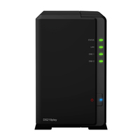 Server NAS Synology DiskStation DS218play Desktop Collegamento ethernet LAN Nero RTD1296 [DS218PLAY-16TB-IW]