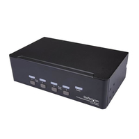 StarTech.com Switch KVM a 4 porte per Dual DisplayPort - 4k 60Hz [SV431DPDDUA2]