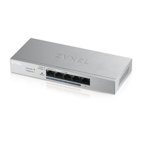 Switch di rete Zyxel GS1200-5HP v2 Gestito Gigabit Ethernet (10/100/1000) Supporto Power over (PoE) Grigio [GS1200-5HPV2-EU0101F]