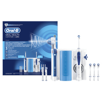 Spazzolino elettrico Oral-B PRO 2000 + Oxyjet Adulto rotante-oscillante Blu, Bianco [196655]