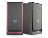 Case PC Cooler Master MasterBox E300L Mini Tower Nero, Rosso [MCB-E300L-KN5N-B00]