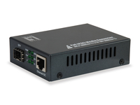 LevelOne GVT-2012 convertitore multimediale di rete 1000 Mbit/s Nero [GVT-2012]