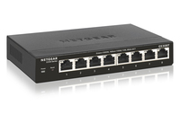 Switch di rete NETGEAR GS308T Gestito L2 Gigabit Ethernet (10/100/1000) Nero [GS308T-100PES]