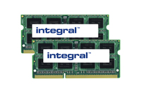 Integral 16GB (2X8GB) LAPTOP RAM MODULE KIT DDR3 1333MHZ PC3-10600 UNBUFFERED NON-ECC 1.5V 512X8 CL9 VALUE memoria [IN3V8GNZJIIK2]