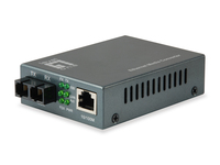 LevelOne FVT-1104 convertitore multimediale di rete 100 Mbit/s 1310 nm Modalità singola Nero [FVT-1104]