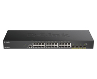 D-Link DGS-1250-28X switch di rete Gestito L3 Gigabit Ethernet (10/100/1000) Nero [DGS-1250-28X]