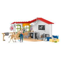 Action figure schleich Veterinarian practice with pets [42502]