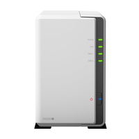 Server NAS Synology DiskStation DS220j Mini Tower Collegamento ethernet LAN Bianco RTD1296 [DS220J]