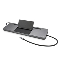 i-tec Metal USB-C Ergonomic 4K 3x Display Docking Station + Power Delivery 85 W [C31FLATDOCKPDPRO]