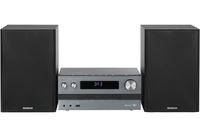 Kenwood M-918DAB-H set audio da casa Microsistema per la 10 W Alluminio, Nero [M-918DABH]