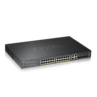 Zyxel GS2220-28HP-EU0101F switch di rete Gestito L2 Gigabit Ethernet (10/100/1000) Supporto Power over (PoE) Nero [GS2220-28HP-EU0101F]