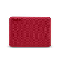 Hard disk esterno Toshiba Canvio Advance disco rigido 4 TB Rosso [HDTCA40ER3CA]