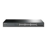 TP-Link TL-SG2428P switch di rete Gigabit Ethernet (10/100/1000) Supporto Power over (PoE) Nero [TL-SG2428P]