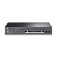 TP-Link TL-SG2210MP switch di rete Gestito L2/L2+ Gigabit Ethernet (10/100/1000) Supporto Power over (PoE) Nero [TL-SG2210MP]
