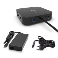 i-tec USB-C Dual Display Docking Station with Power Delivery 65W + Universal Charger 77 W [C31DUALDPDOCKPD65W]