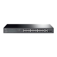 TP-Link TL-SG1428PE switch di rete Gestito Gigabit Ethernet (10/100/1000) Supporto Power over (PoE) 1U Nero [TL-SG1428PE]