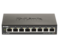 D-Link DGS-1100-08V2 switch di rete Gestito Gigabit Ethernet (10/100/1000) Nero [DGS-1100-08V2/E]