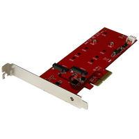 StarTech.com Scheda controller PCI express 2x ( SSD ) M.2 - Adattatore SATA PCIe NGFF [PEX2M2]