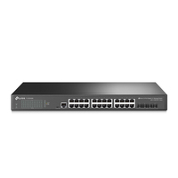 TP-Link TL-SG3428X switch di rete Gestito L2+ Gigabit Ethernet (10/100/1000) Nero [TL-SG3428X]