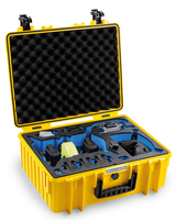 B&W 6000/Y/DJIFPV custodia per drone con telecamera Custodia rigida Giallo Polipropilene (PP) [6000/Y/DJIFPV]