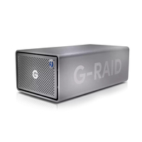 SanDisk G-RAID 2 array di dischi 8 TB Desktop Acciaio inossidabile [SDPH62H-008T-MBAAD]
