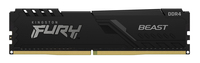 Memoria Kingston Technology FURY 16GB 3200MT/s DDR4 CL16 DIMM 1Gx8 Beast Black [KF432C16BB1/16]