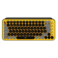 Logitech POP Keys Tastiera Meccanica Wireless con Tasti Emoji Personalizzabili, Design Compatto Durevole, Connettività Bluetooth o USB, Compatibilità Multidispositivo e OS - Blast