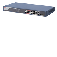Hikvision Digital Technology DS-3E1318P-SI switch di rete Gestito L2 Gigabit Ethernet (10/100/1000) Supporto Power over (PoE) Nero [301802019]