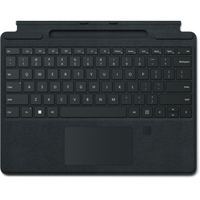 Microsoft Surface Pro Signature Keyboard with Fingerprint Reader Nero Cover port QWERTY Italiano [8XG-00010]