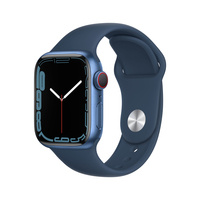 Smartwatch Apple Watch Series 7 OLED 41 mm 4G Blu GPS (satellitare) [MKHU3B/A]