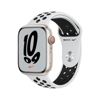 Smartwatch Apple Watch Nike Series 7 OLED 45 mm 4G Beige GPS (satellitare) [MKL43B/A]