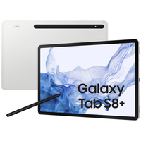 Samsung Galaxy Tab S8+ Tablet Android 12.4 Pollici Wi-Fi RAM 8 GB 128 12 Silver [Versione italiana] 2022 [SM-X800NZSAEUE]